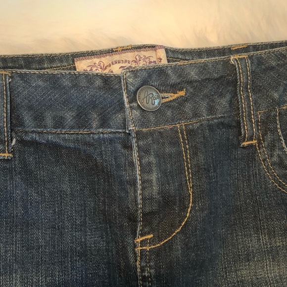 American Rag Cie Denim Mini Blue Jean Skirt - Picture 4 of 8